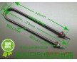 專業(yè)供應不銹鋼電熱管220V3000W 蒸飯機加熱管規(guī)格齊全