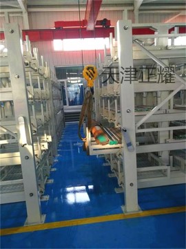 實心料存放架 吊車存放實心料貨架 圓鋼 鋼棒 棒料小空間存放