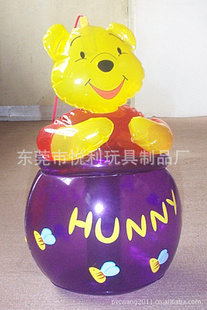充氣小熊燈籠，PVC充氣燈籠，吹氣動(dòng)物燈籠